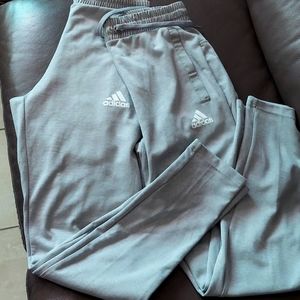 Adidas lightweight light gey jogging pants skinny